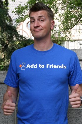 Add to friends shirt.