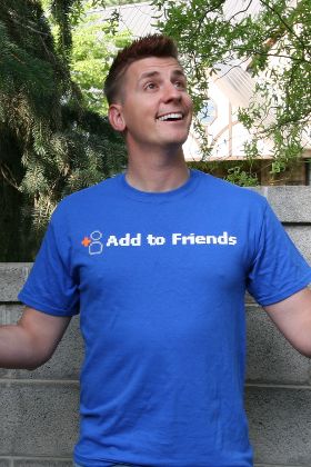 Add to friends shirt.