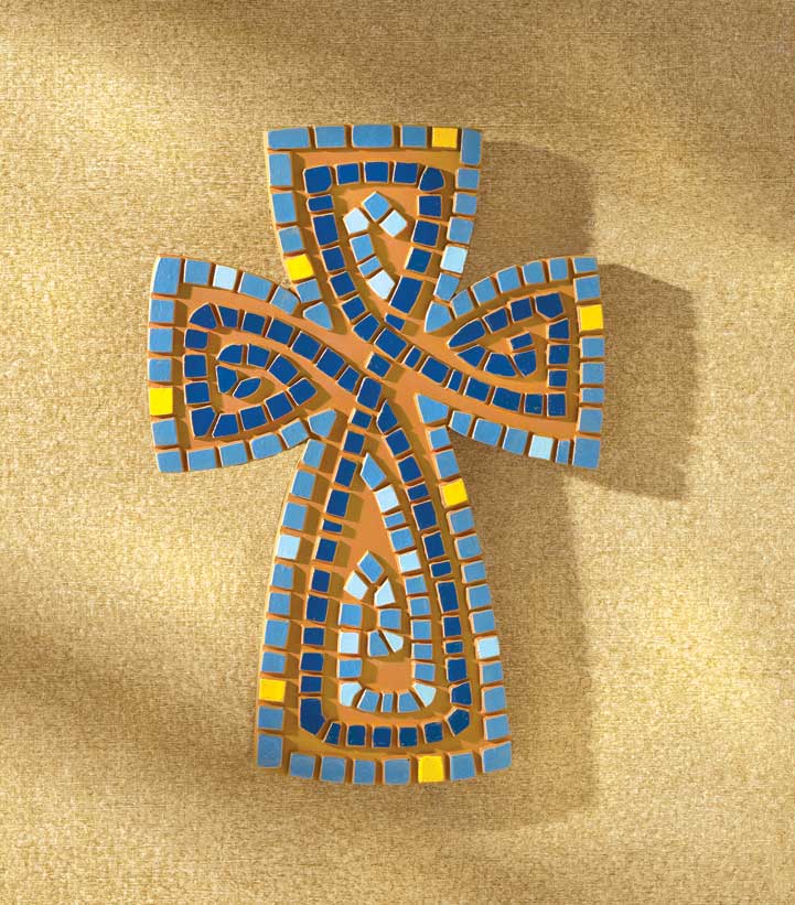 Gift Idea   Mosiac Wall Cross