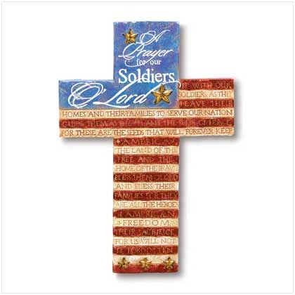 Soldier's Prayer Wall Cross