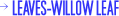 LEAVES-WILLOW LEAF