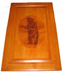 Cabinet Door - Grizzly Bear