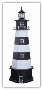 Cape Canaveral Garden Lighthouse - Black