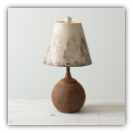Antique-Inspired Cannon Ball Table Lamp