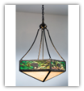 Lone Grizzly Bear Inverted Pendant Light