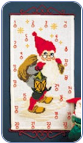 Santa Elf With Lantern Advent Calendar Kit - 40% OFF