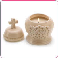 Amber Scented Cathedral Candle