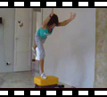 The right size for the right workout on the Vertical Vibe Pro 3000 platform.