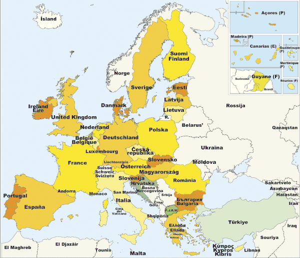  Map of Europe
