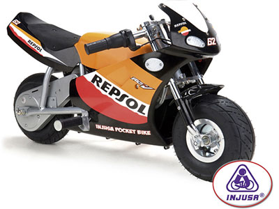 Injusa Repsol 24V Pocket Bike Motorcycle
