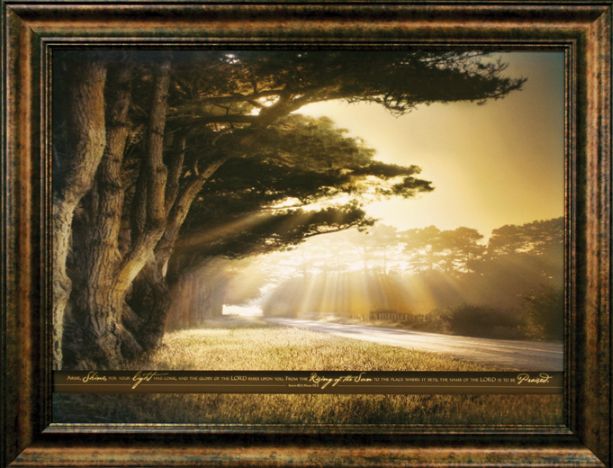 Home Decor, Christian Art, Carpentree Framed Artwork