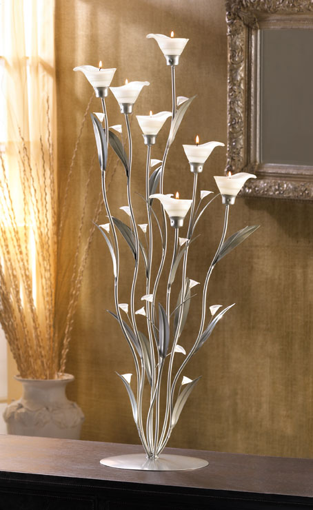 Home Decor Gift - Calla Lily Tealight Holder