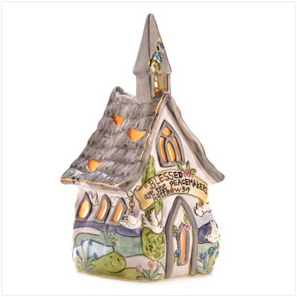 Gift Idea - Peacemaker Church Tealight Holder