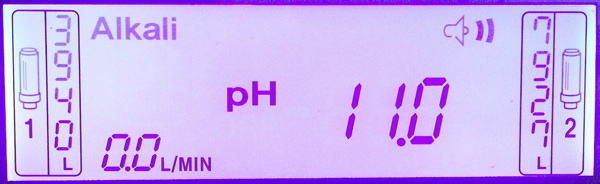 Genesis Equus Water Ionizer LCD Display