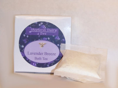 Sheep Milk Bath Tea Bags by Shepherds Dairy