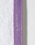 Lilac Piping on White Ballerina Robe