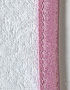 Pink Piping on White Ballerina Robe