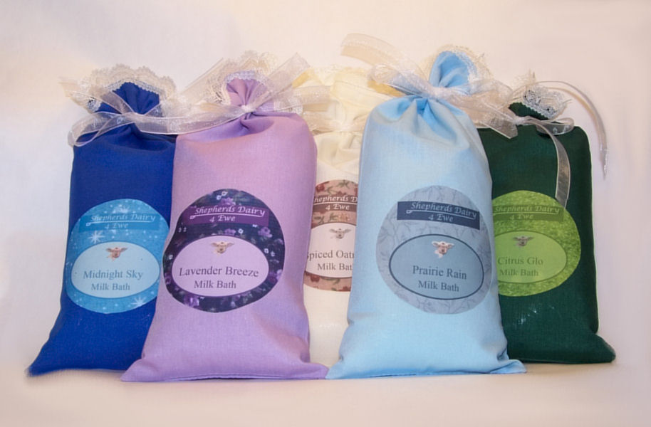Sheep Milk Bath Tea Bags by Shepherds Dairy