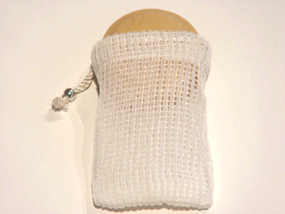 Spa Cloth Soapmate Microdermabrasion Color Stripe & White
