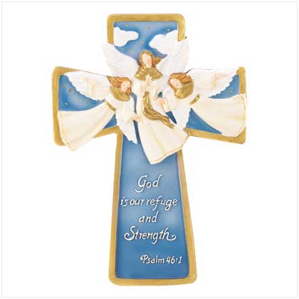 Christian Wall Decor - Wall Cross Clock