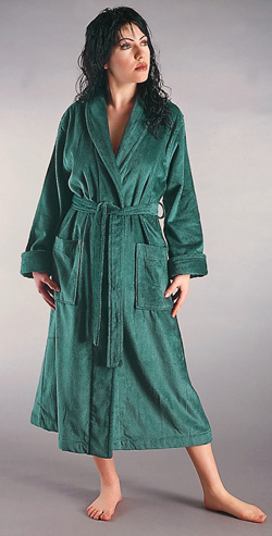 Womens Hooded Bathrobe