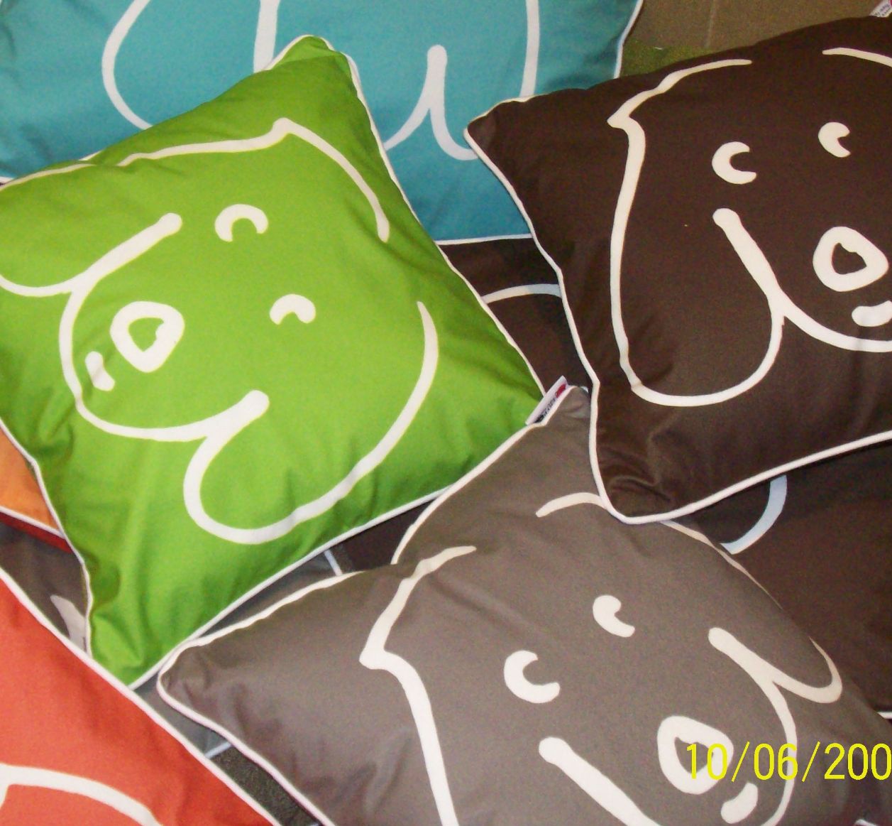 COMING SOON new William Wegman designer dog face pillows by Crypton COMING SOON new William Wegman designer dog face pillows by Crypton