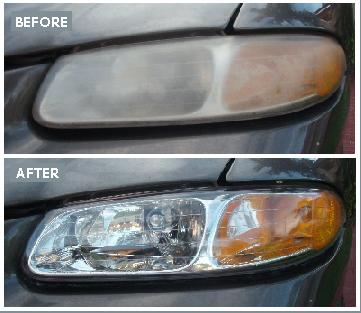 Dodge Caravan Headlight Restoration