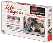 Midwest Life Stages Single Door Dog Crate Packaging