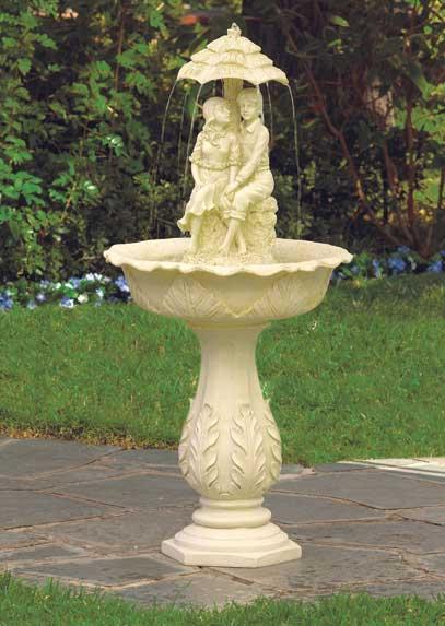 Standing Water Fountains at backyardwaterfountains.com