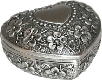 Pewter Trinket Boxes