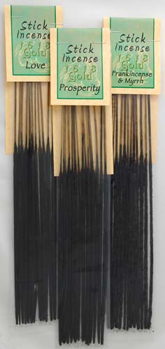 1618 Gold Incense Sticks