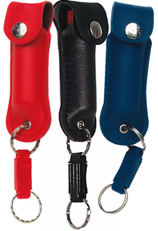 Pepper Spray with Leatherette Holster PS-1