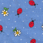 Daisies & Ladybugs Fabric