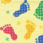 Footprints Fabric