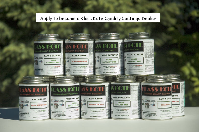 Klass Kote Epoxy paint cans