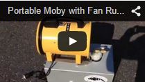 Video Portable Moby Hazer with fan