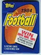 1984 Topps Football Wax Pack