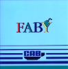 FP 7.41 F258 Old Style "Faby" Front Panel Sticker