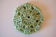 Celery Green (Natural Bamboo) Crocheted Hair Bun Cover Blocked (SKU: HBC-NATCEB001)