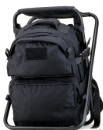 Defcon Gear Outdoor Hiking Backpack Chair in Black