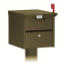 Residential Designer Mailbox w/ Front and Access Locking Door