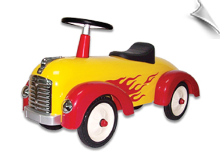 Flamed Scoot-Along Roadster (Speedster Hot Dog) - OUT OF STOCK